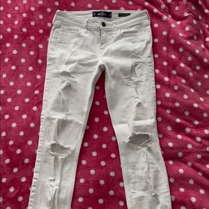 White Low Rise Jeans